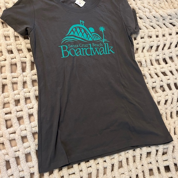 FREE WITH BUNDLE Santa Cruz Gray Tee with Teal Print - Picture 4 of 6